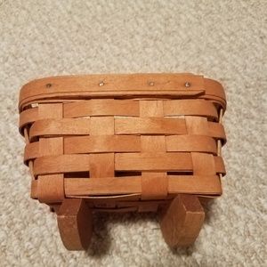 Longaberger mini cradle basket